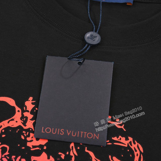 Louisvuitton路易威登Lv專門店2023SS新款印花T恤 男女同款 tzy2981